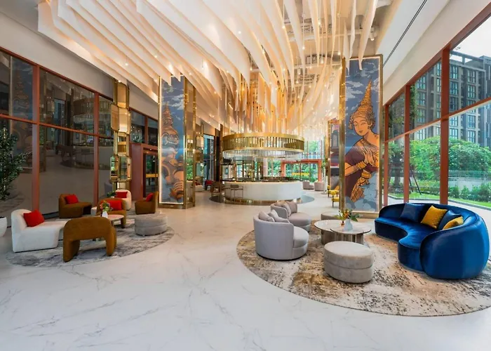 Panoramic Duplex Rama 9 Modern Infinity Pool & Gym 公寓 曼谷